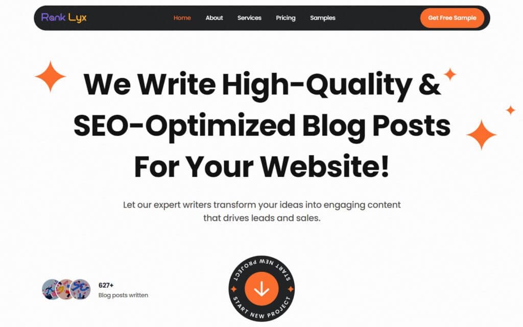 Rank Lyx - Best SEO Content Writing Services