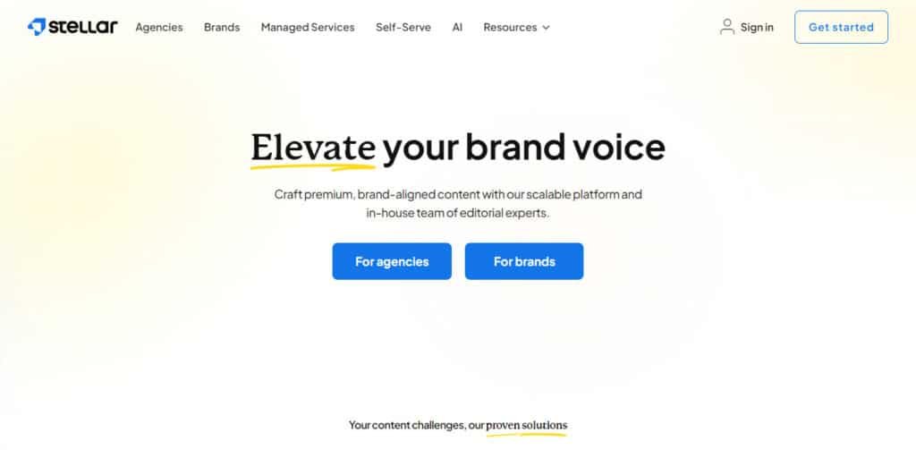 Stellar Content - Top Content Writing Agency for SaaS Companies