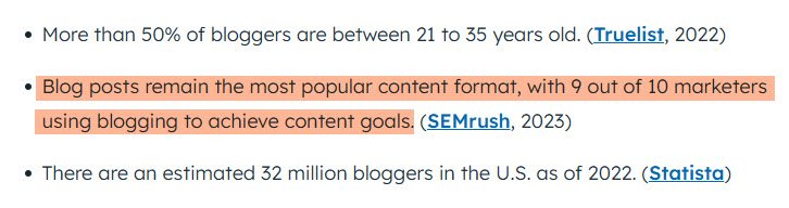 Blog Post Statistics