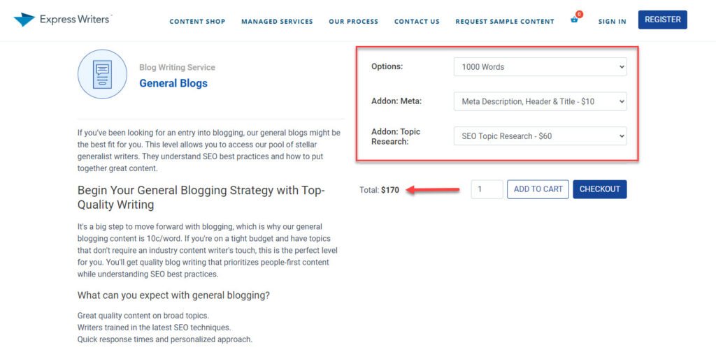 Express Writers Expensive Blog Writing Rates