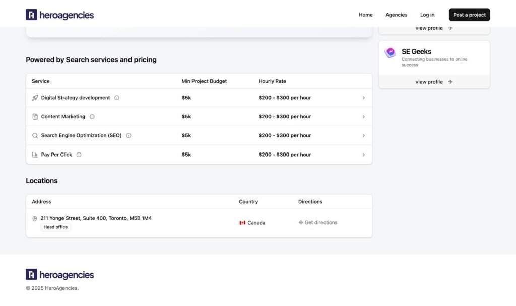 Powered by Search - Pricing Plans