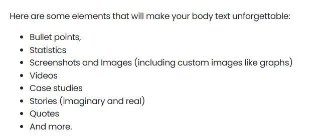 elements to add to saas blog post