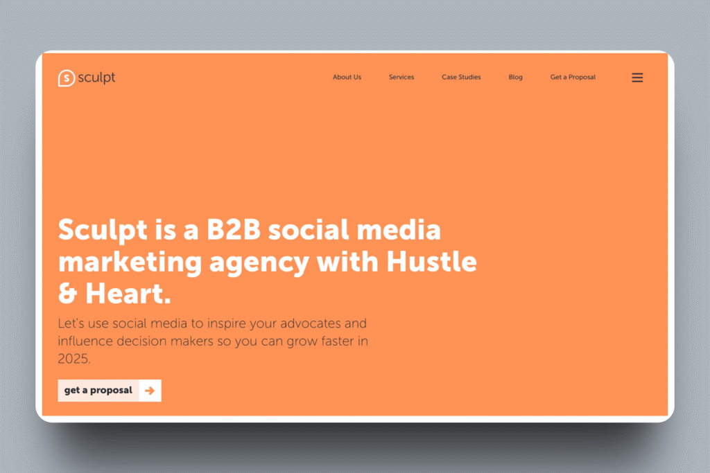 sculpt - best b2b marketing agencies