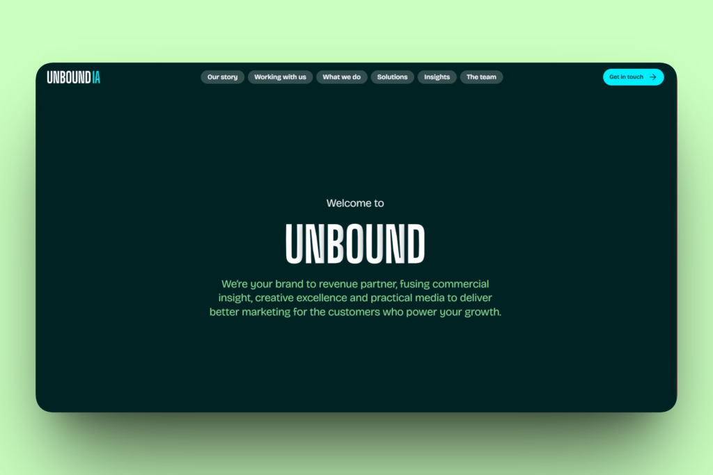 unbound ai - top b2b marketing service provider