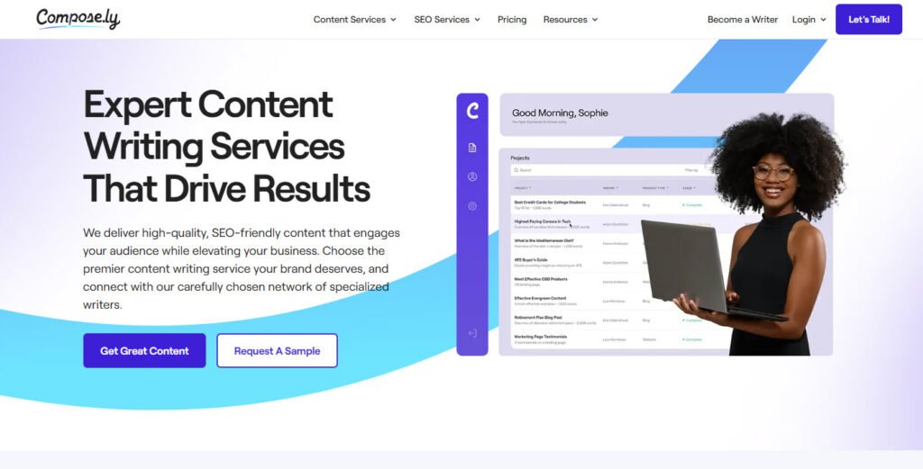 compose.ly - seo content writing service