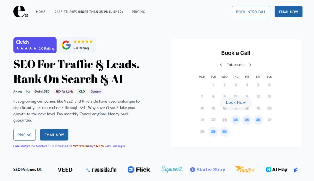 embarque - best saas seo services