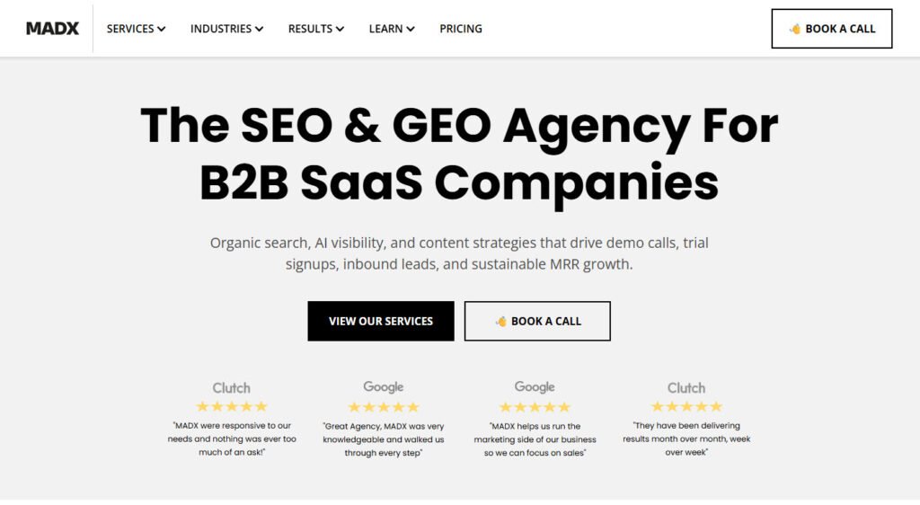madx digital - best organic seo companies