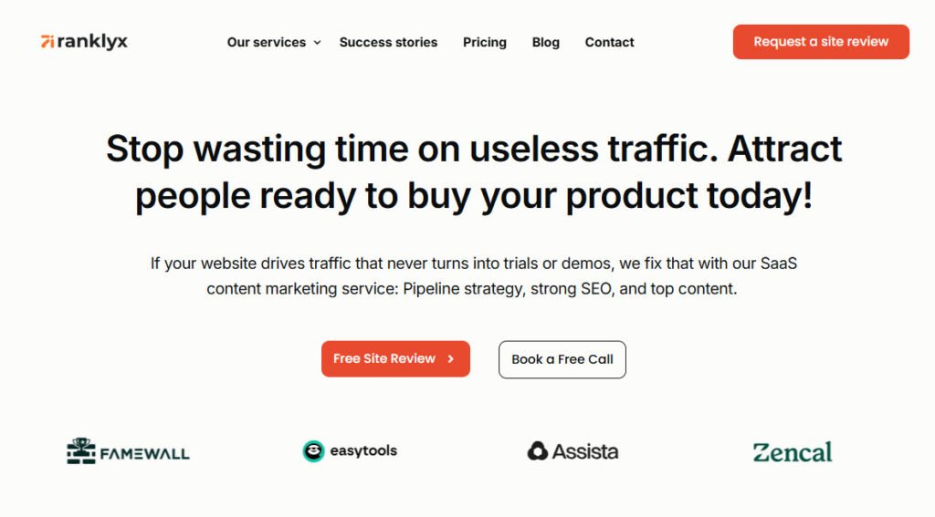 rank lyx - best saas seo agencies