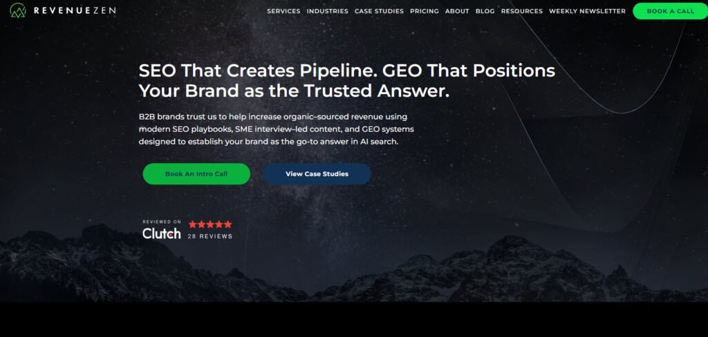 revenuezen - top saas seo companies