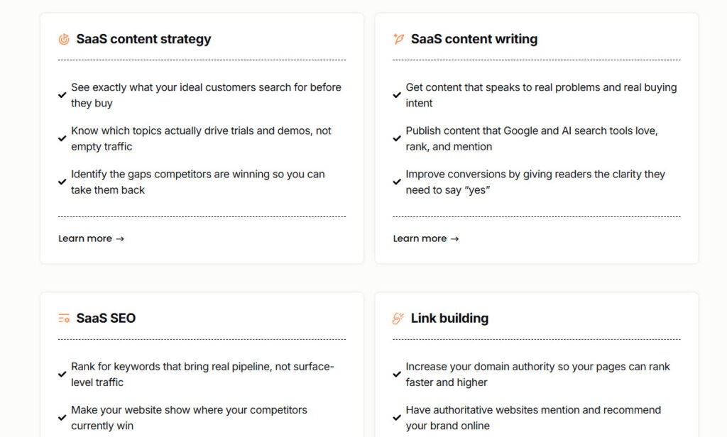 saas seo services provided by rank lyx