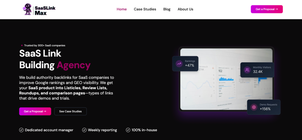 saaslink max - saas seo company