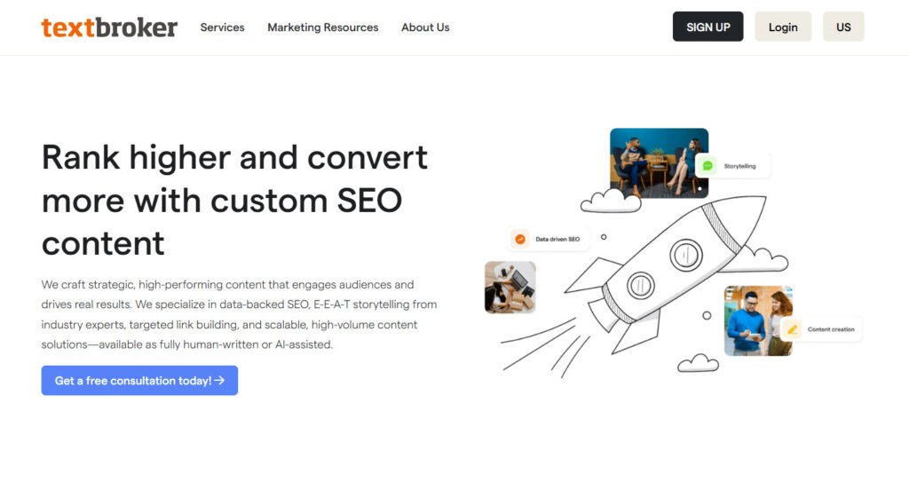 textbroker - popular seo content writing services