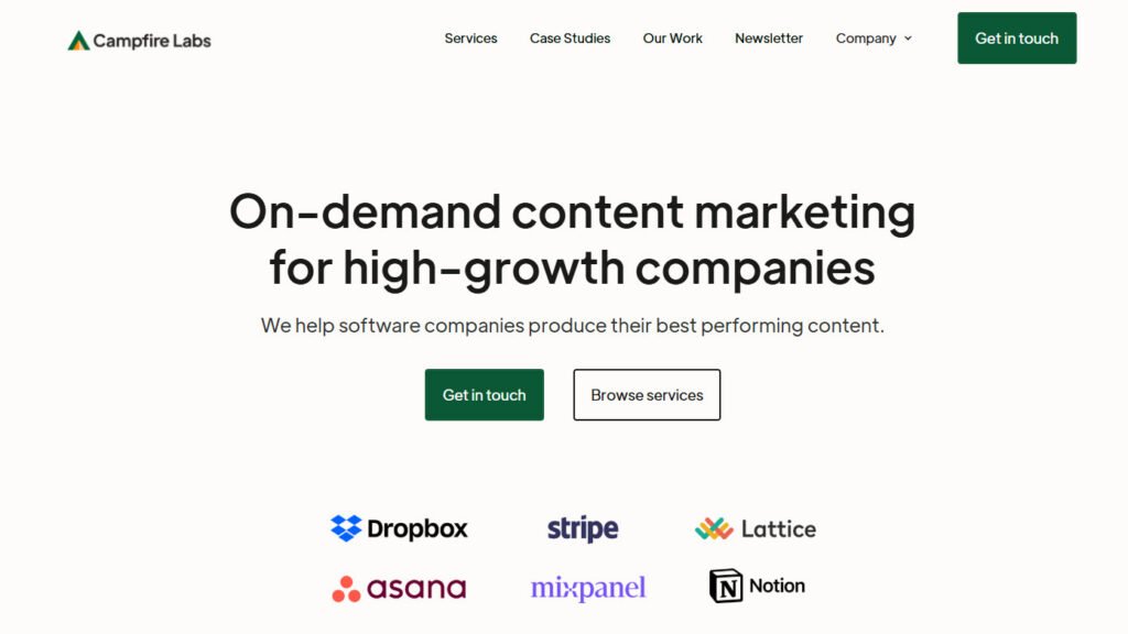 campfire labs - agency for b2b companies