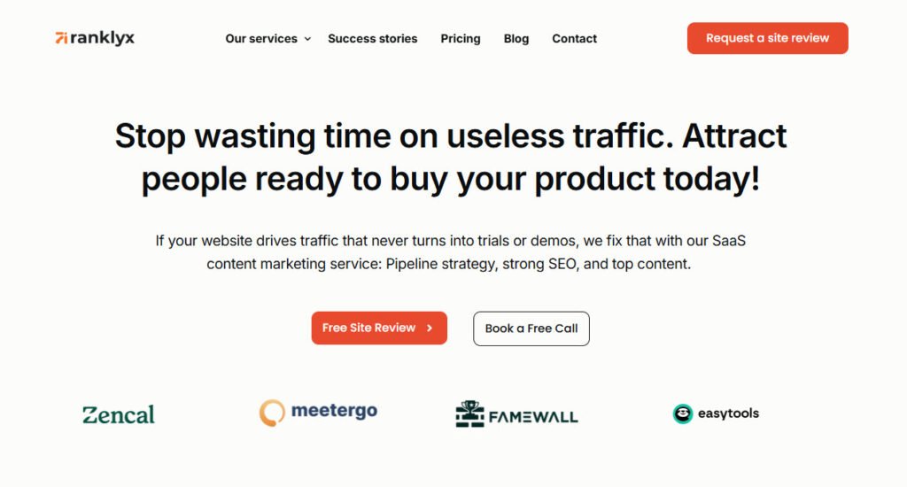 rank lyx - best saas content marketing agency