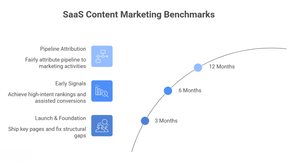 saas content marketing benchmarks