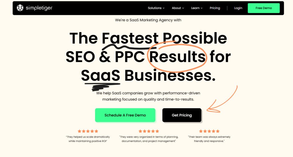 simpletiger - best saas content writing companies