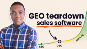 saas seo and geo teardown - sales software